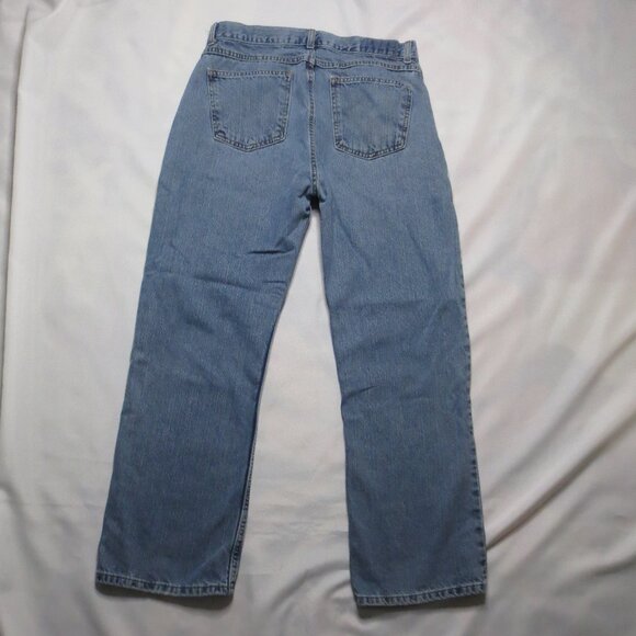 JEANS mens DENIM blue RELAXED cotton SIZE 33 - Picture 6 of 8